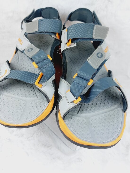 Merrell Men’s Grey Mustard Yellow High Rise Wet Grip Sports Sandals Size US 11 main image 11